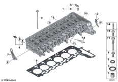 Головка блока цилиндров-доп.элементы