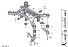 балка заднего моста