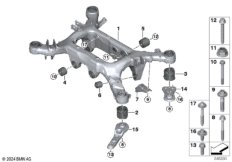 балка заднего моста