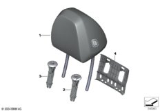 Подголовник переднего сиденья