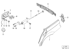 Крыло/облицовка задней части