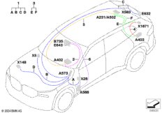 Рем.кабель осн.жгута проводов экранир.