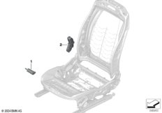 Сиденье Пд, э/оборудование и приводы