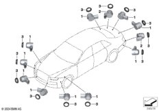 Сигнализация авар.сближен.при парк.(PDC)