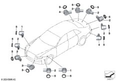 Сигнализация авар.сближен.при парк.(PDC)