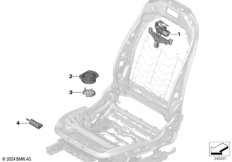 Сиденье Пд, э/оборудование и приводы