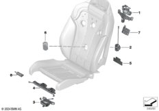 Сиденье Пд, э/оборудование и приводы