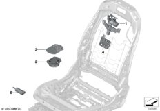 Сиденье Пд, э/оборудование и приводы