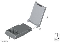 Средний подлокотник сиденья Зд