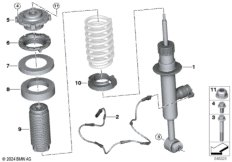 Амортизационная стойка Зд/VDC/ЭБУ