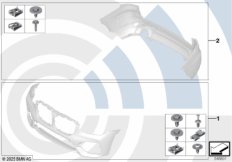 Монтажный комплект бампера