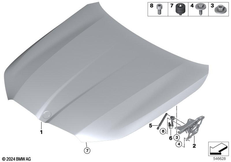 Крышка капота / навесное оборудование