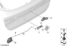 Система замков багажной двери