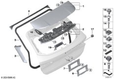 Багажная дверь, дополнительные элементы