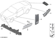 Дополн.указатель поворота/светил.снаружи