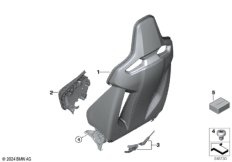 Каркас спинки переднего сиденья