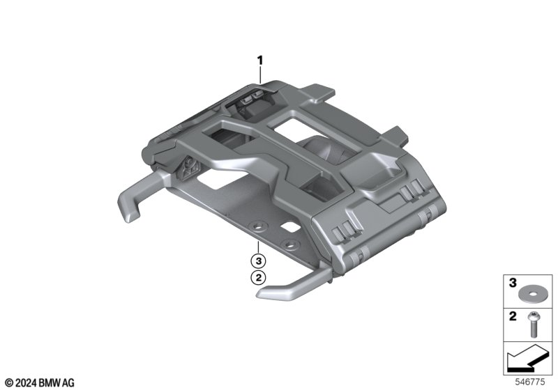 Дооснащение: съемный багажник