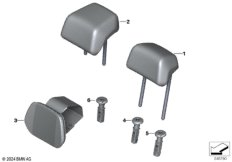 Подголовник заднего сиденья