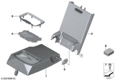 Средний подлокотник сиденья Зд