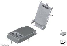 Средний подлокотник сиденья Зд