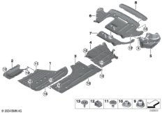 Облицовка днища кузова
