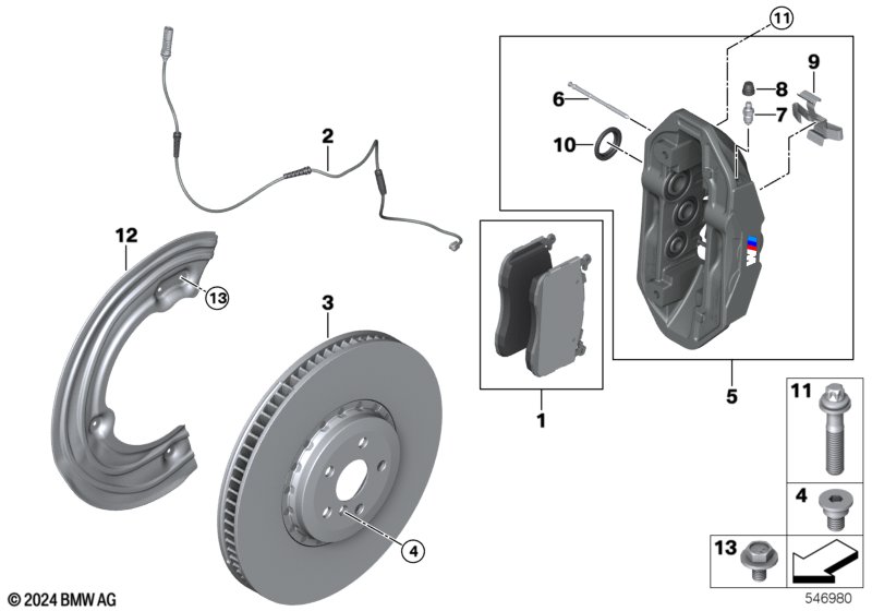 G73 датчик износа передний