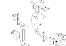 Элементы крепления CD-чейнджера