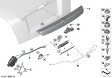 Система замков багажной двери