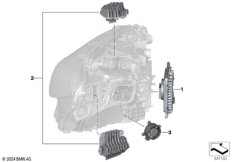 Детали электронного блока фары