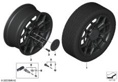 BMW л/с диск звездообр.спицы 1096M - 23"