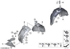 Защитный кожух колесной ниши