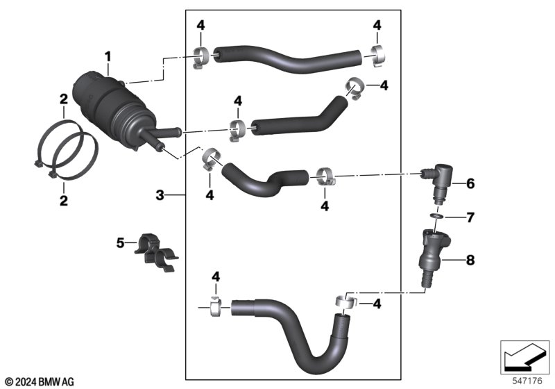 K02 комплект топливных фильтров