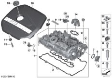 Крышка головки блока цилиндров/доп.эл.