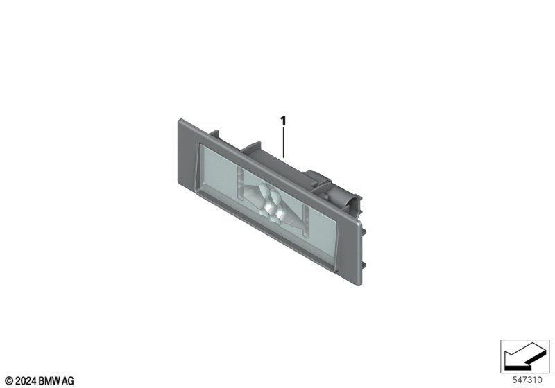 Светодиодн.фонарь подсветки номерн.знака