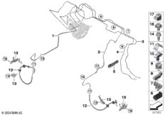 Трубопровод тормозного привода Пд