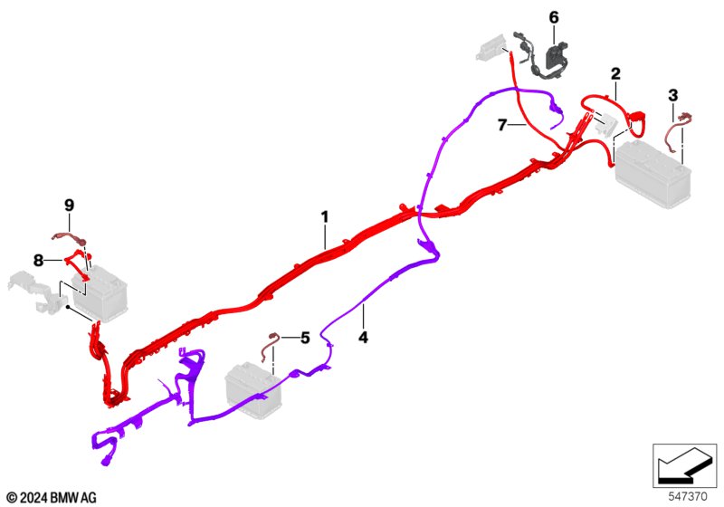 Провод батареи/кабель на массу