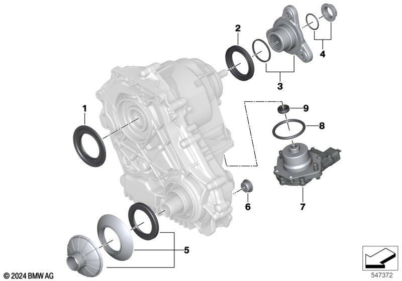 Детали раздаточной коробки ATC 14