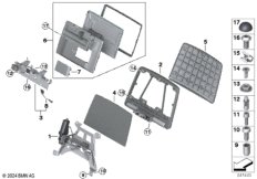 Переднее сиденье, задняя панель II
