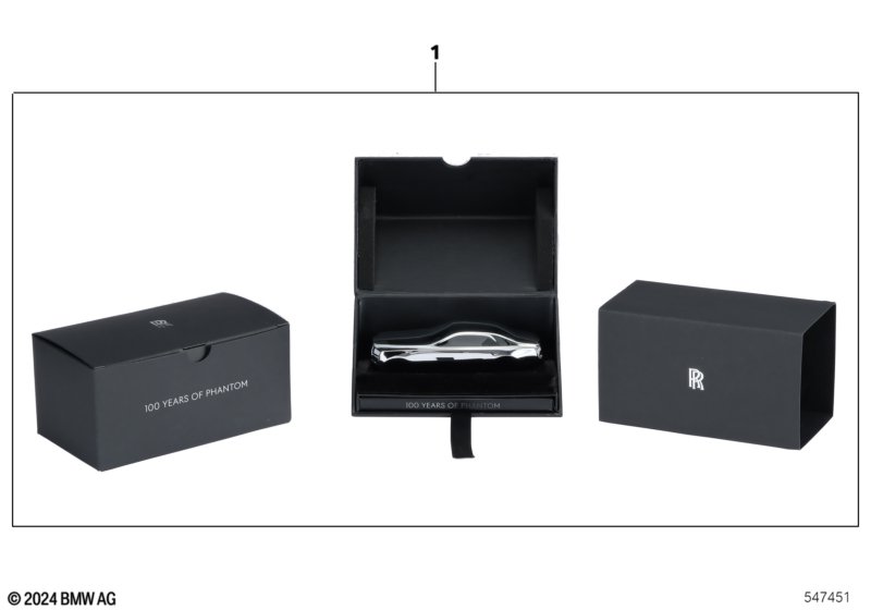 100 лет Phantom, скульптура