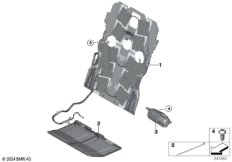 Заднее сиденье лордоз и массаж