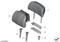 Подголовник заднего сиденья