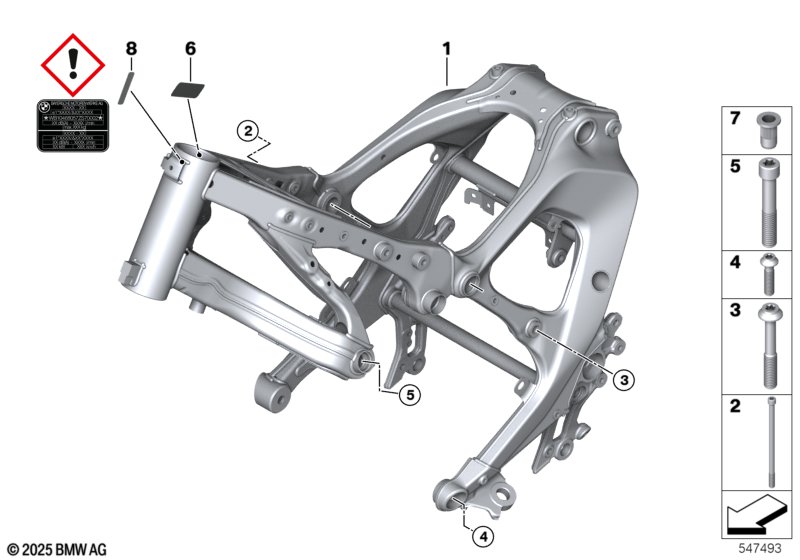 Передняя часть рамы