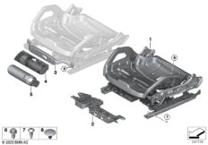 Стденье Пд, каркас подушки эл.сиденья