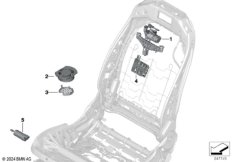 Сиденье Пд, э/оборудование и приводы