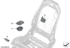 Сиденье Пд, э/оборудование и приводы