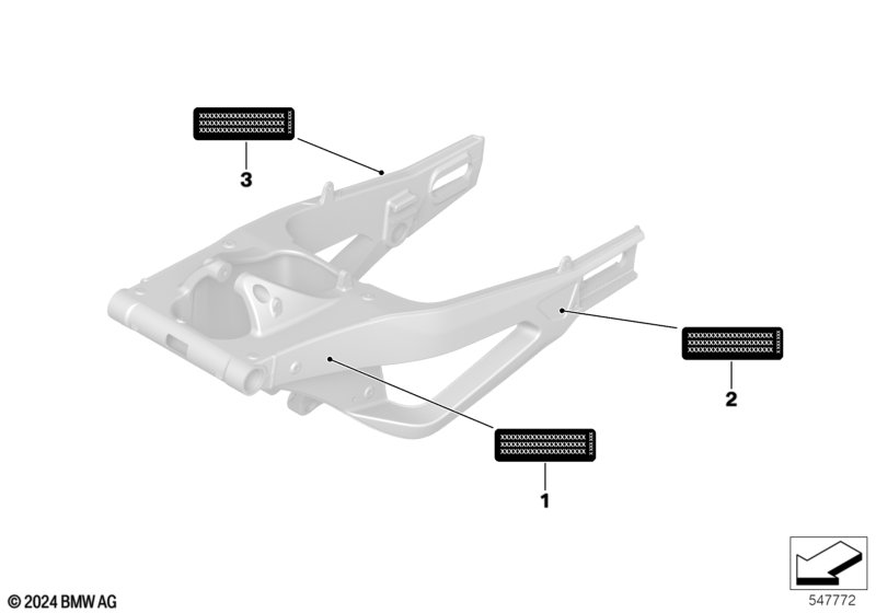 Предупрежд. табличка на качающийся рычаг