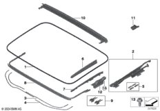 Детали панорамной крыши