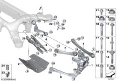Балка заднего моста/подвеска колеса
