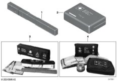 Знак аварийной остановки/аптечка/подушка