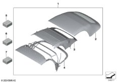 Складной верх в сборе